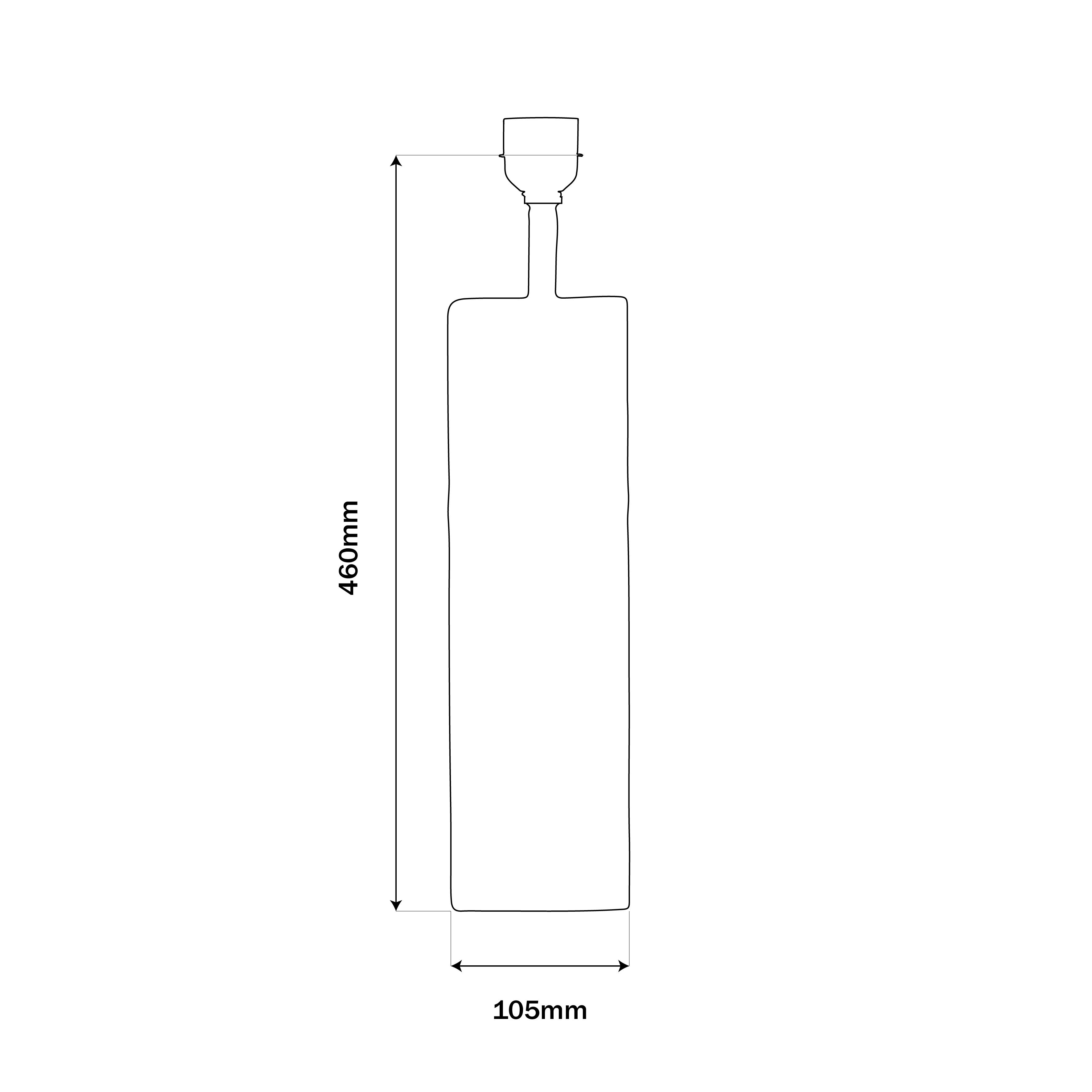 Algiers Bone & Brass Square Black & White Lamp Base