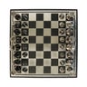 Luxor Chess Set in Black/Nickel