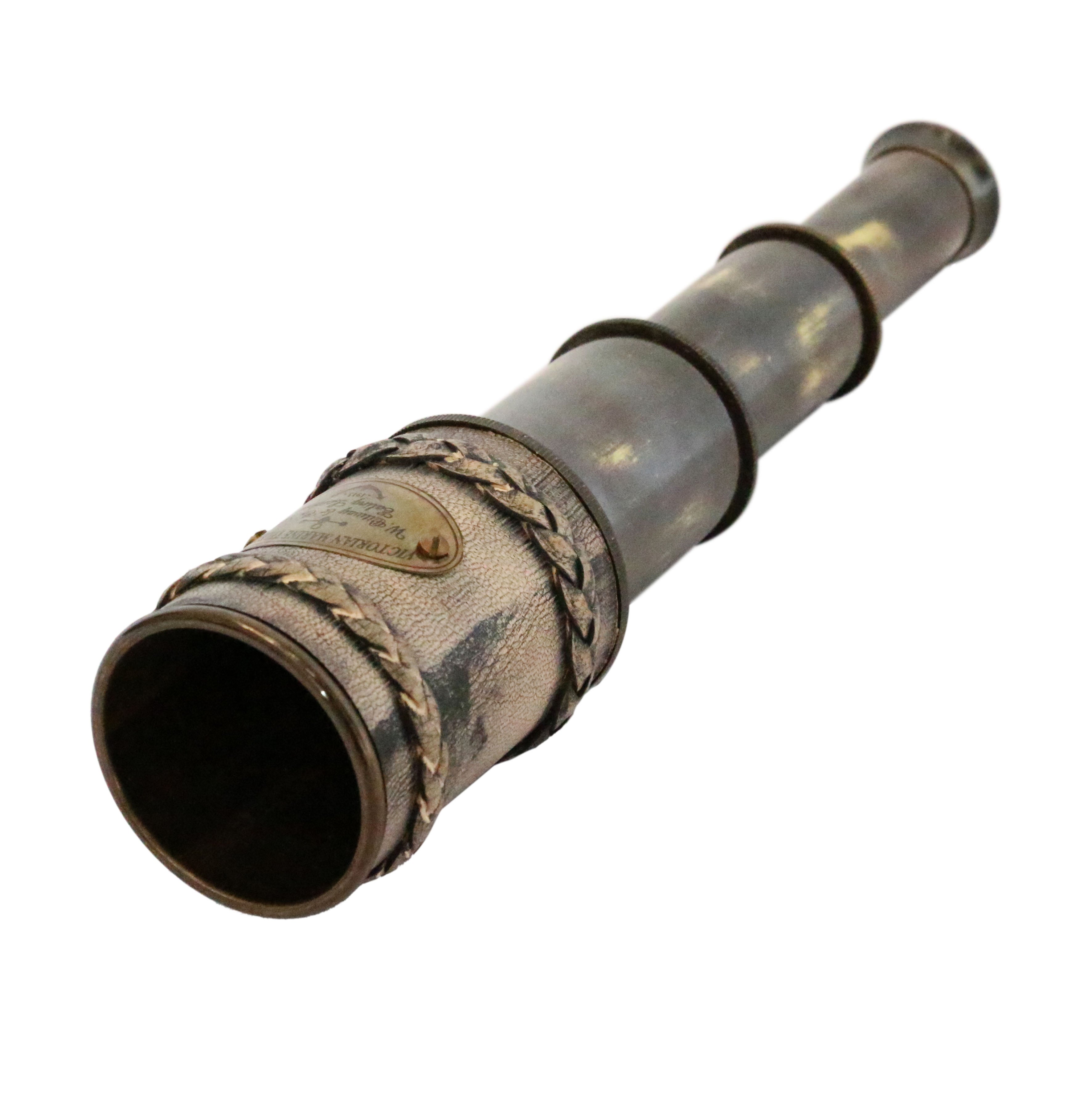 TELESCOPE IN TWO TONE ANTIQUE GREY FINISH