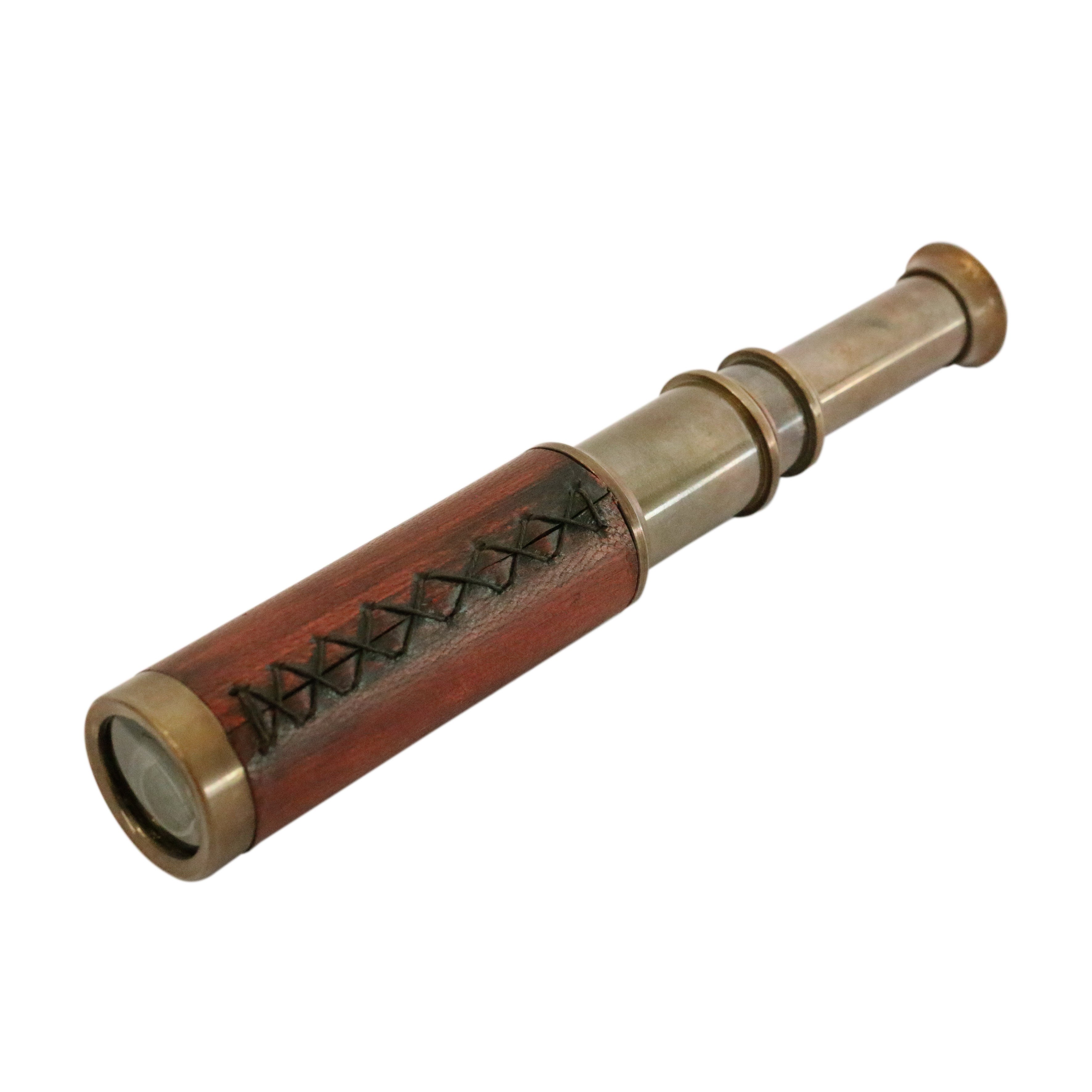 Leather & Brass Telescope