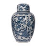 GINGER JAR LARGE BLOSSOM BLUE & WHITE