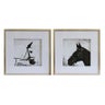 Nostalgic Black & White Stallion Prints