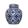 Medium Ginger Jar Blue & White Mosaic