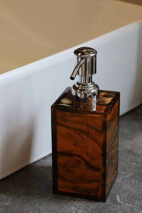 Set of Tortoise Bathroom Accessories