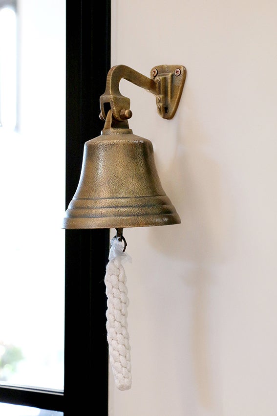 Ship Bell in Antique Brass Finish