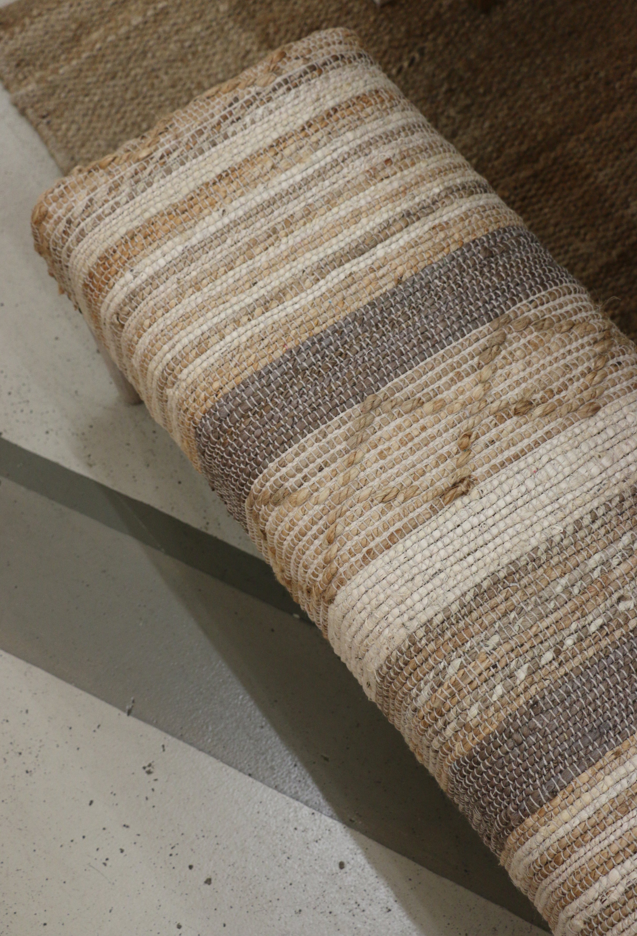 Calypso Ottoman w Natural Legs 1200L x 400W x 450H