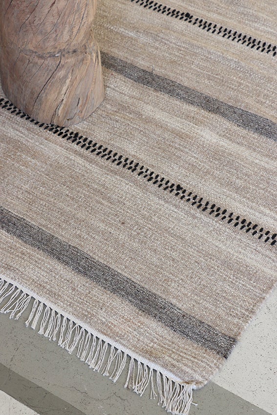 Tribal Wool Woven Rug in Earth Tones 1800L x 1200W