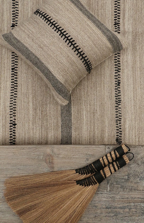 Tribal Wool Woven Rug in Earth Tones 1800L x 1200W