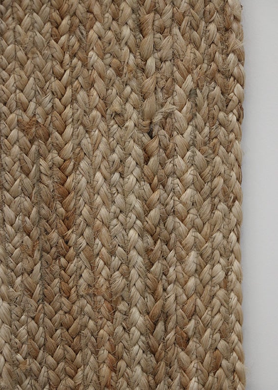 100% Jute Pony Braid 100% Jute Rug 1800L x 1200W
