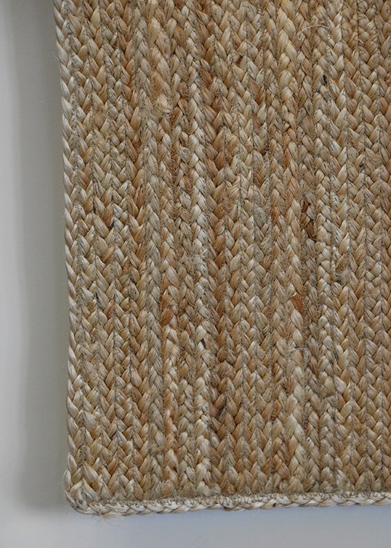 100% Jute Pony Braid 100% Jute Rug 1800L x 1200W