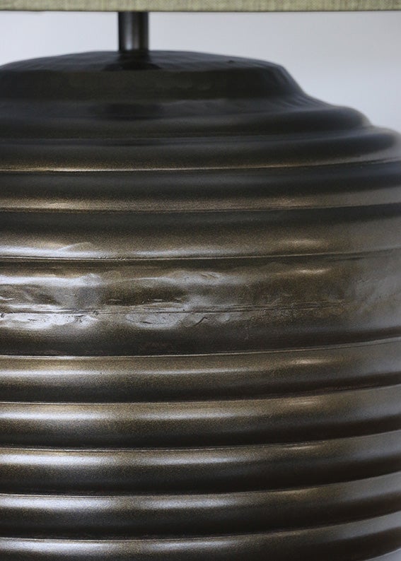 Haveli Lamp Base in Antique Brass Finish