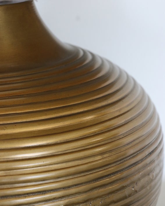 Calypso Lamp Base in Dark Antique Brass Finish