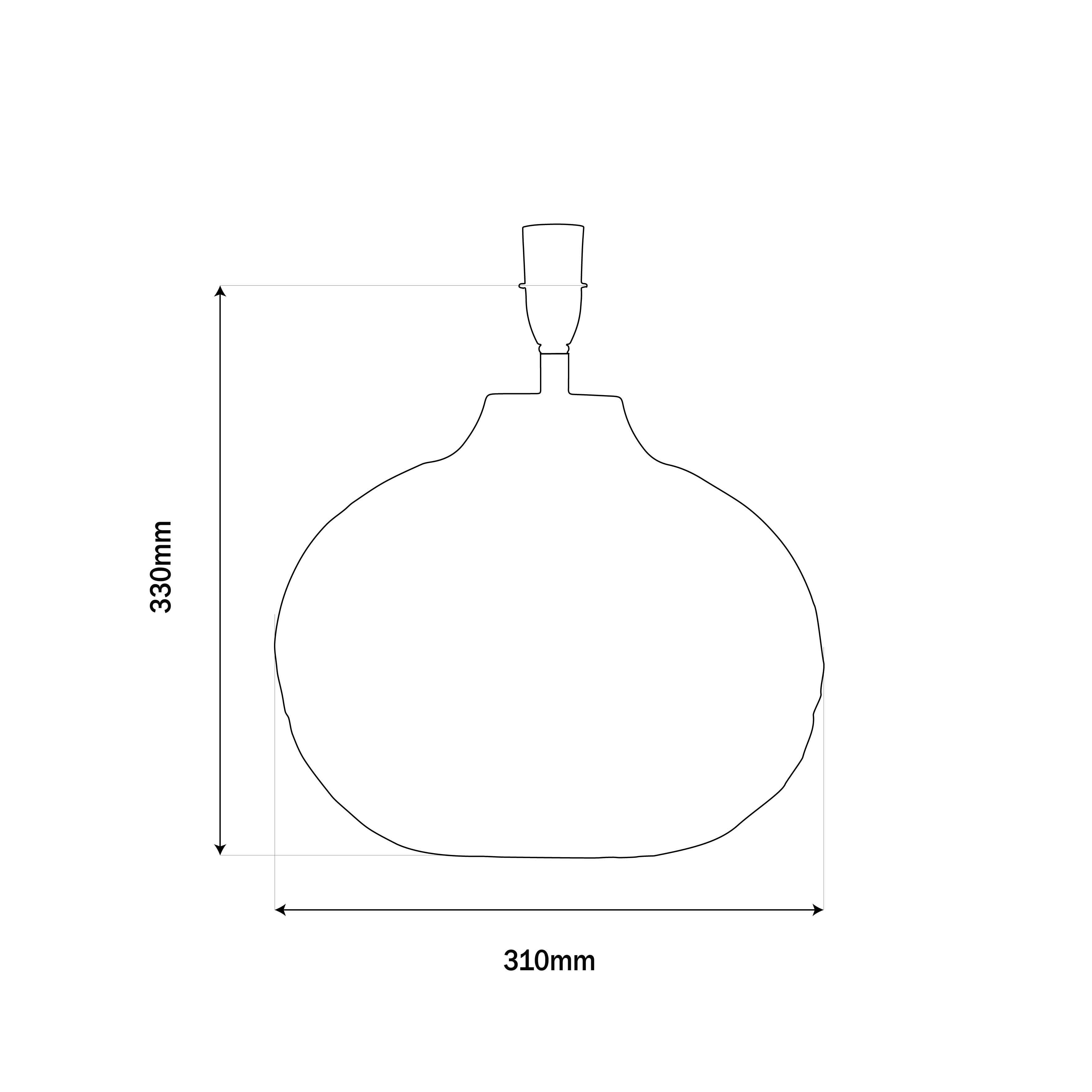 Calypso Lamp Base in Dark Antique Brass Finish