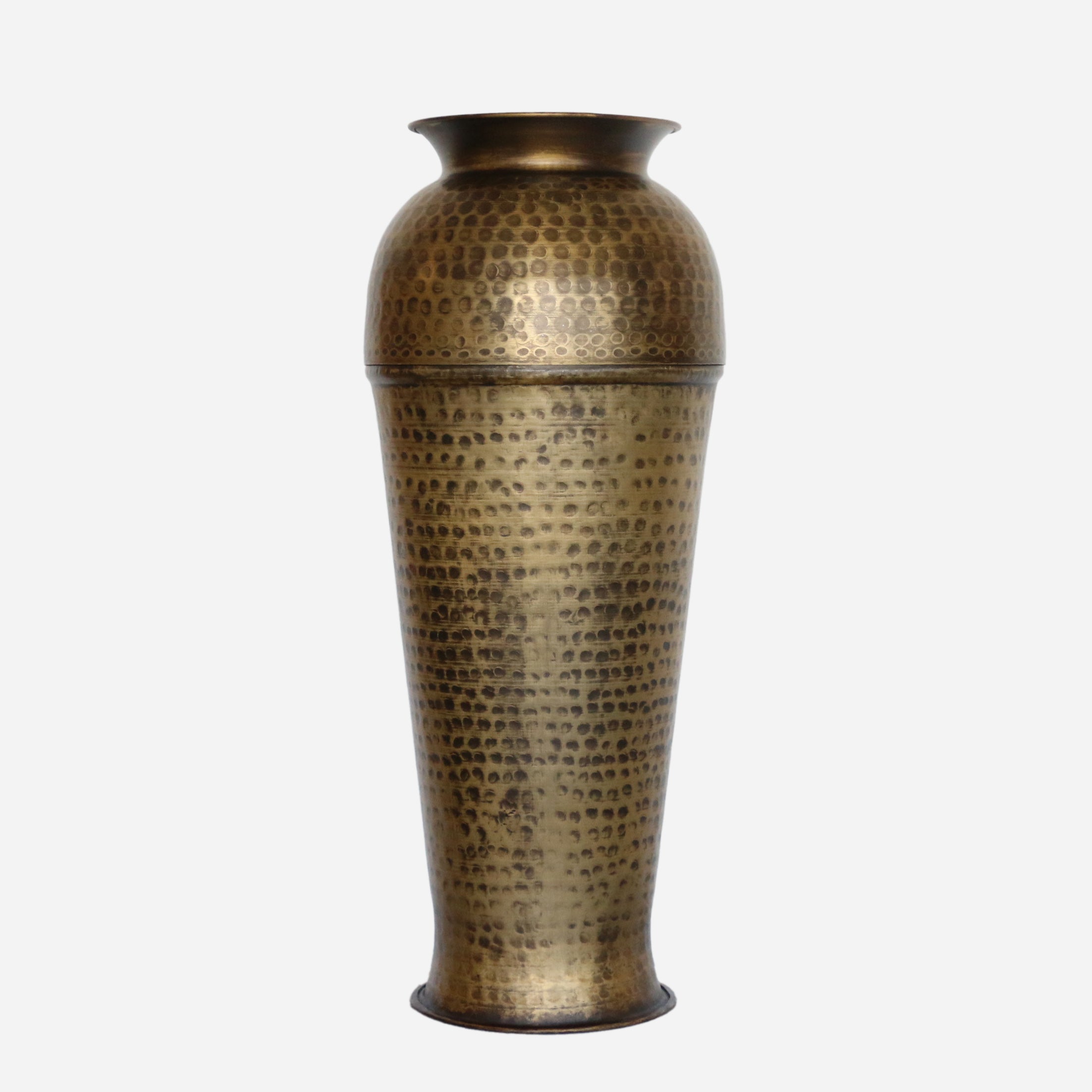 Marbella Urns Set of 2 Dark Brass Antique and Black Antique