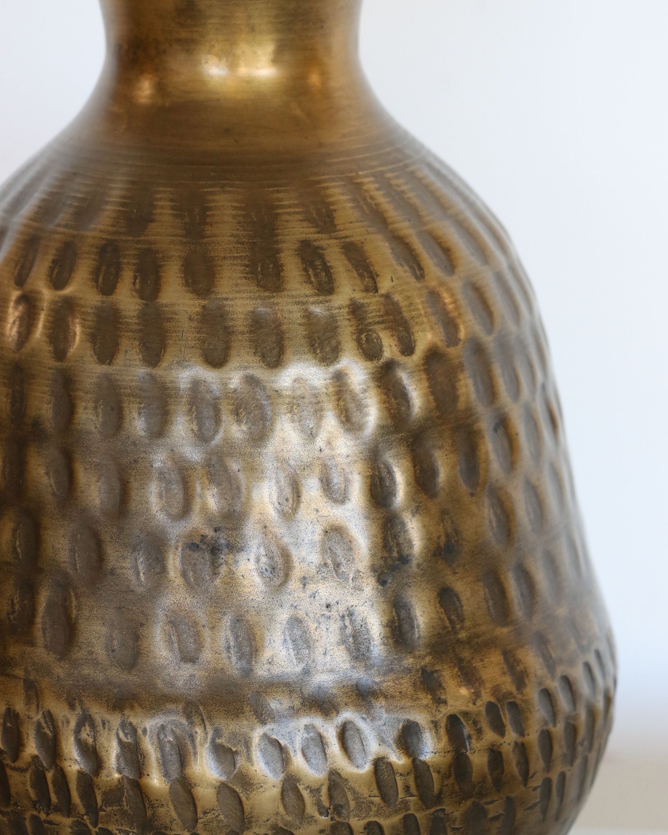 Calypso Urns Set of 2 in Dark Antique Brass Finish