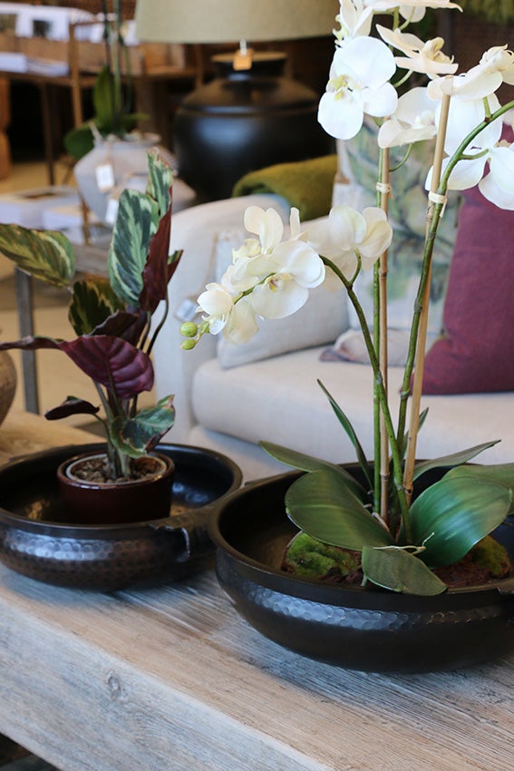 Marbella Bowls Set of 2 in Black Antique
