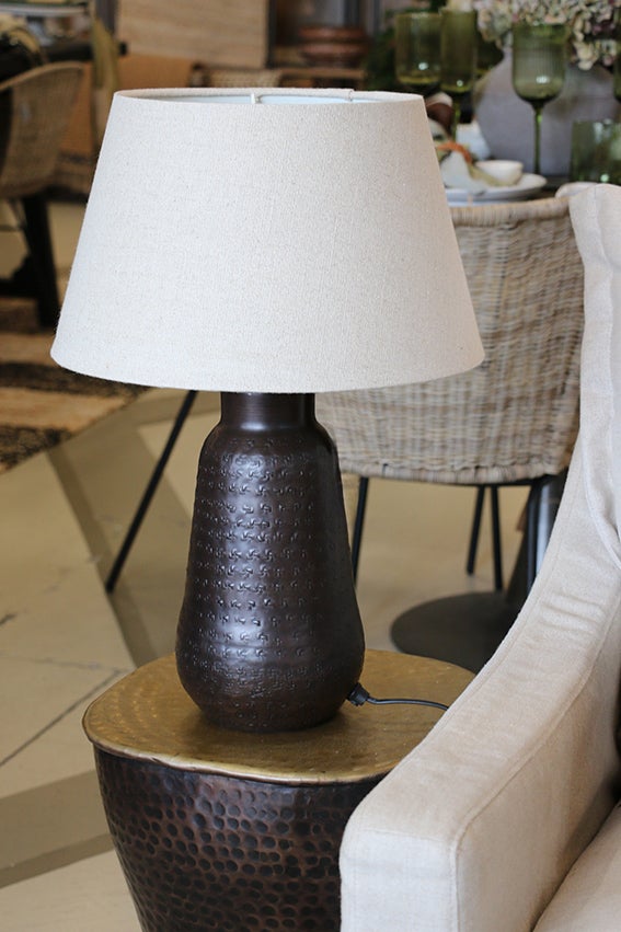 Cyprus Small Urn Lamp Base in Bronze Finish