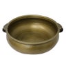 Basque Bowl with Handles in Antique Brass Finish