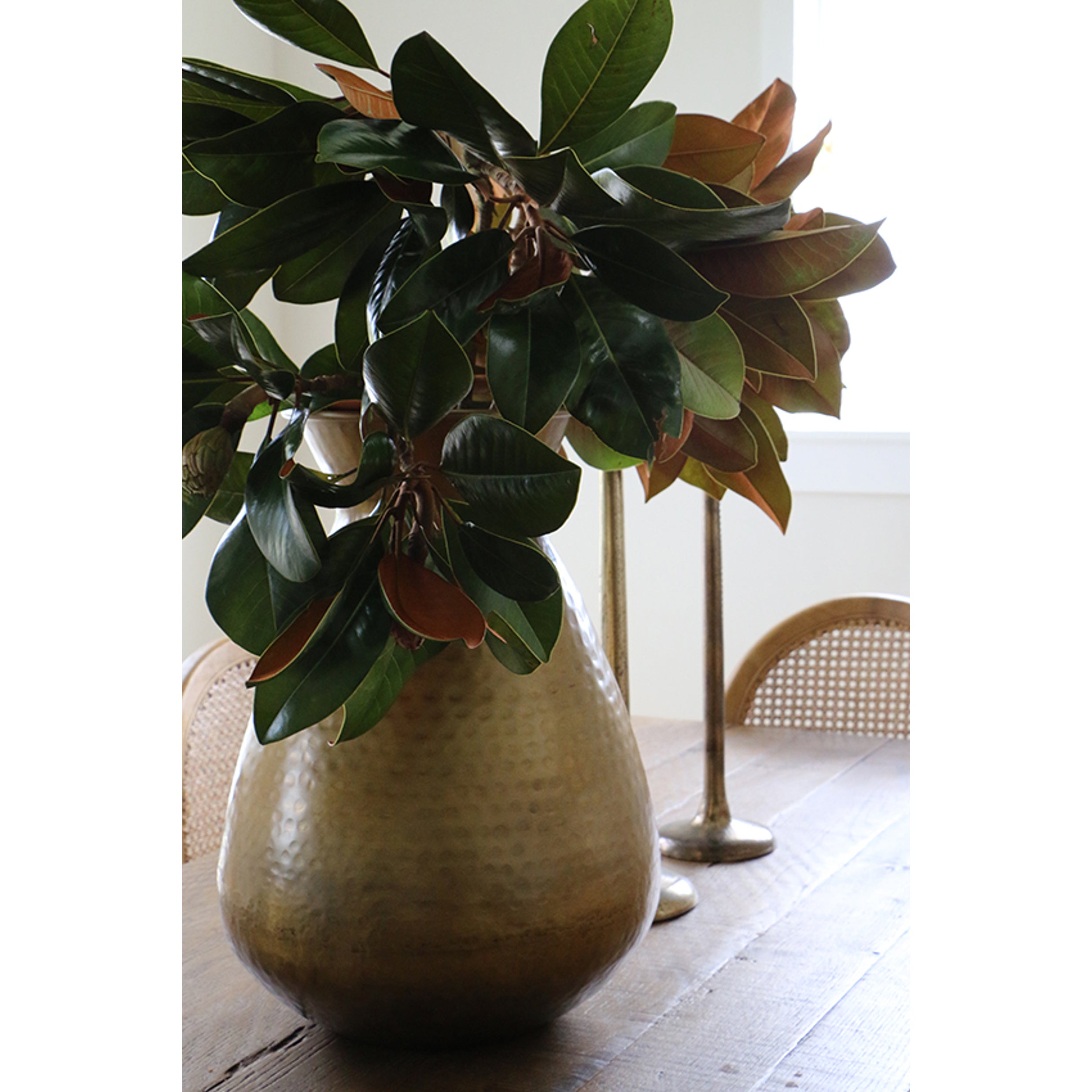 Basque Large Urn in Antique Brass Finish - Product - CC Interiors