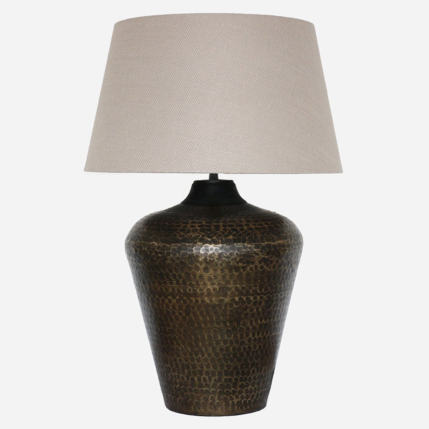 Egyptian Style Urn Lamp Base in Bronze Finish