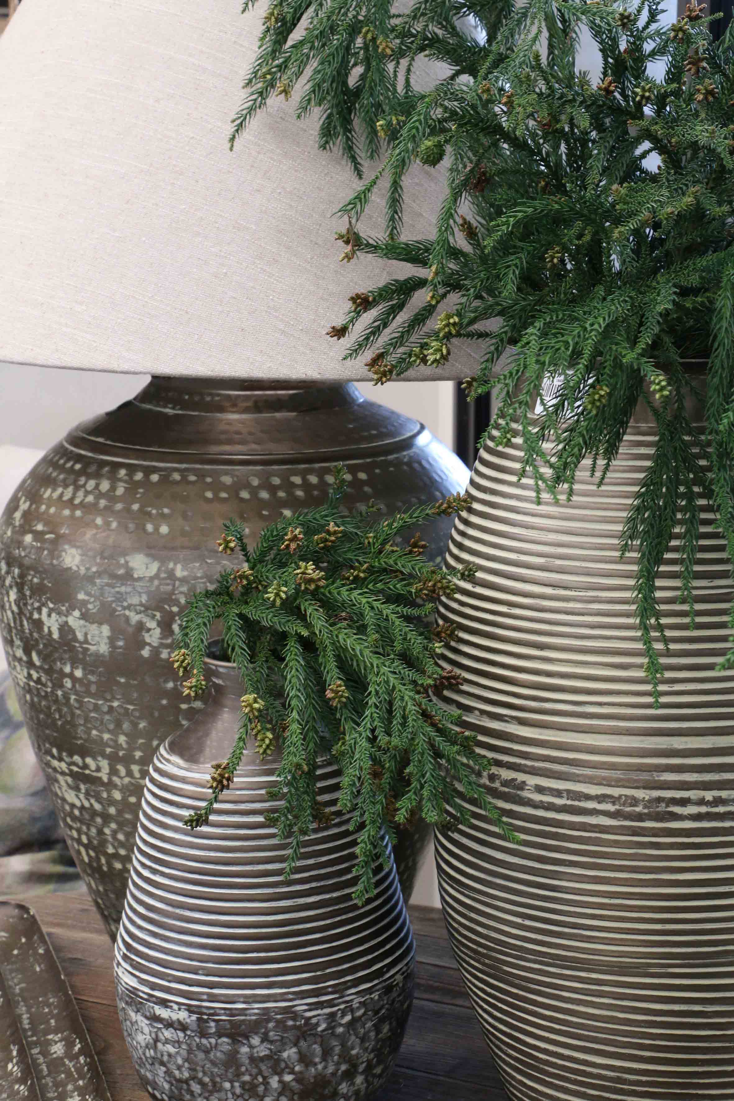 Catalonia Small Vase in Verdigris Antique Finish