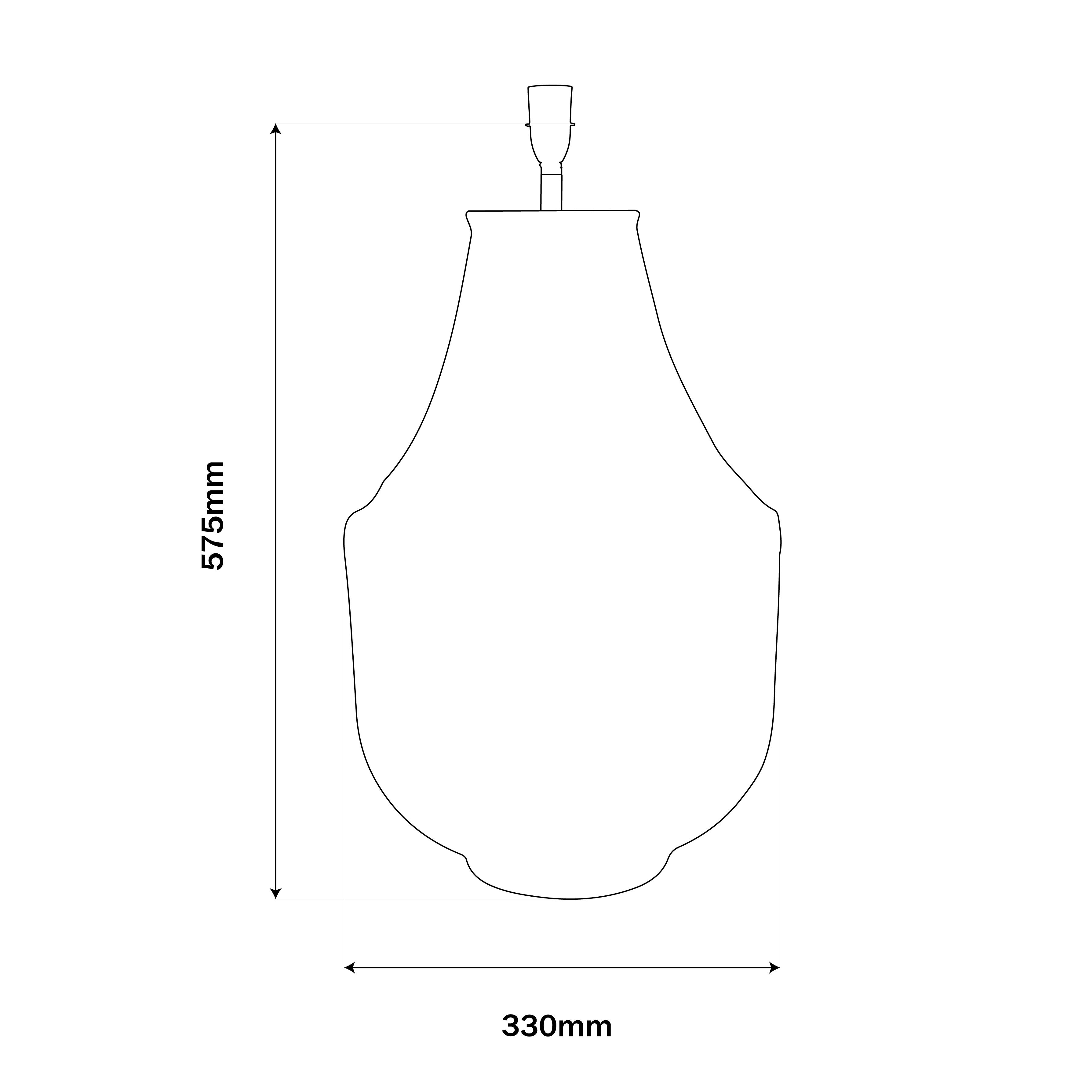 Marrakesh Urn Lamp Base in Pewter Finish