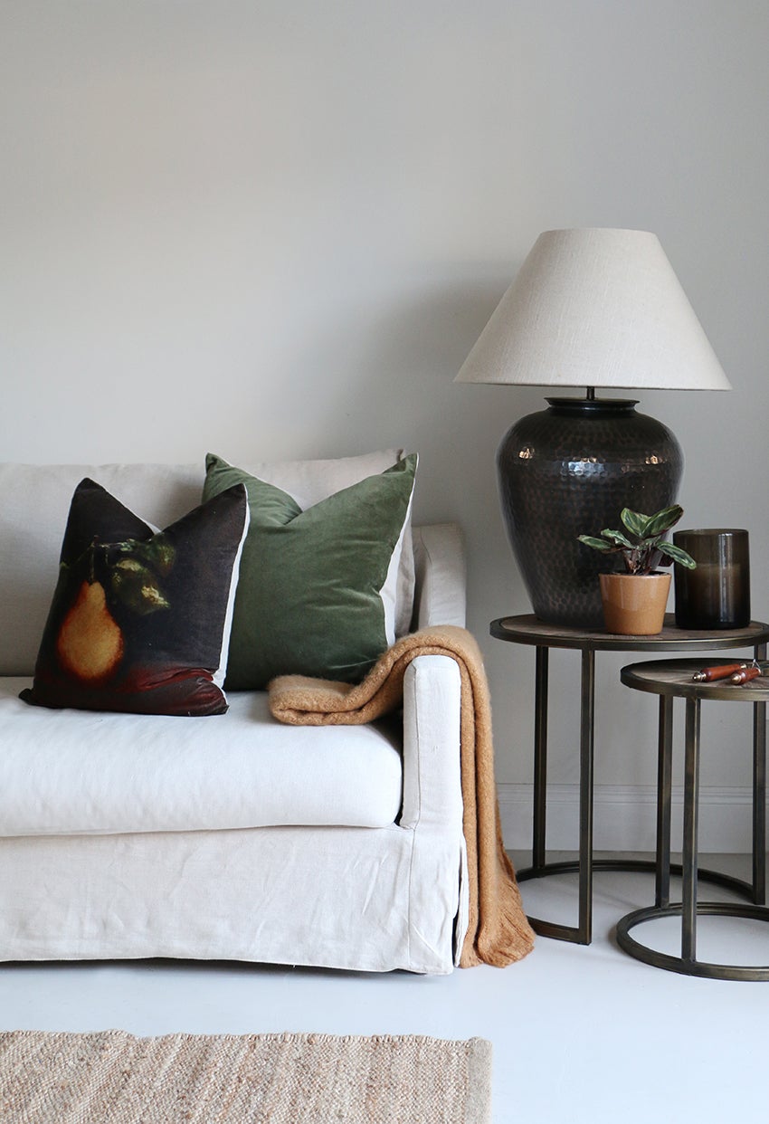 Athena Urn Lamp Base in Dark Bronze Finish