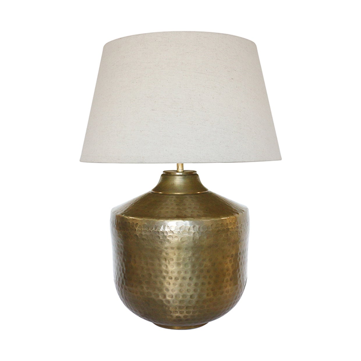 Casablanca Urn Lamp Base in Dark Antique Brass Finish