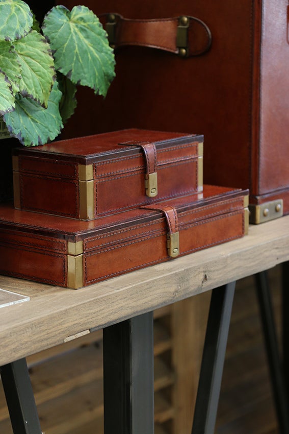 Riviera Midi Leather Jewellery Box