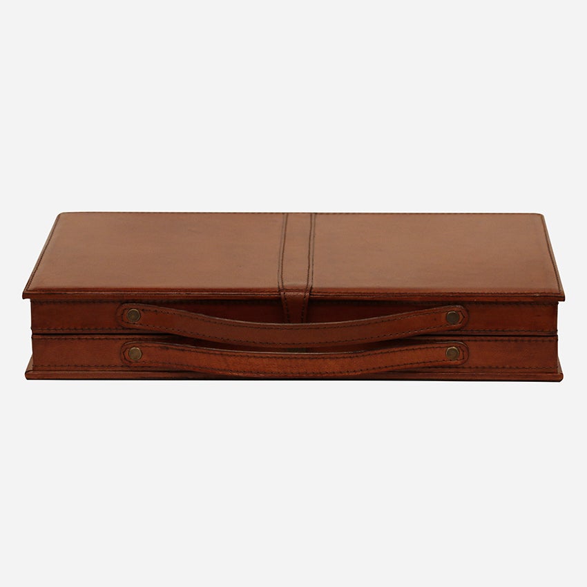Leather Backgammon Set
