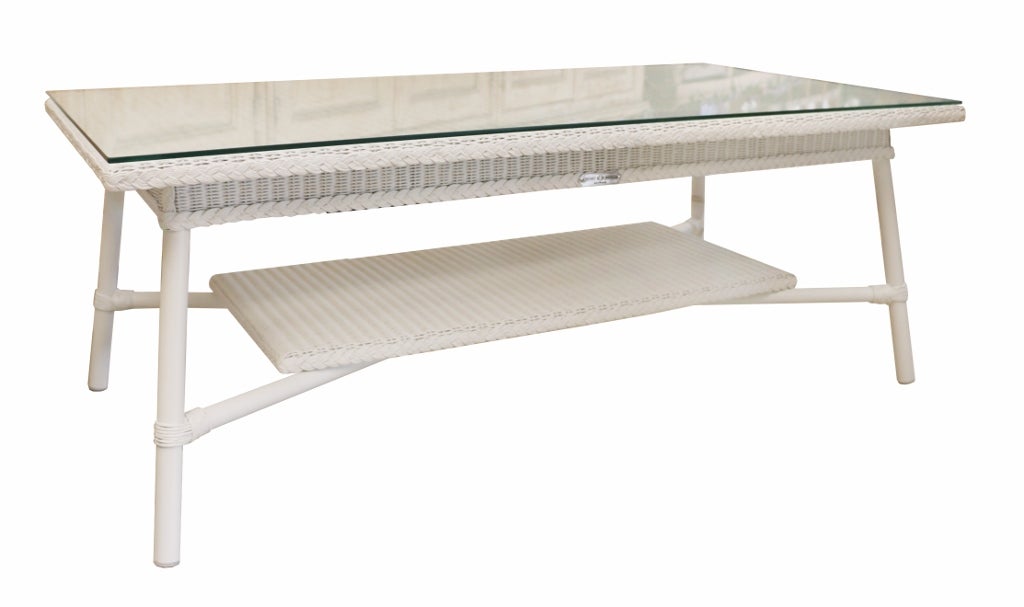 AVIGNON RECTANGULAR COFFEE TABLE WHITE