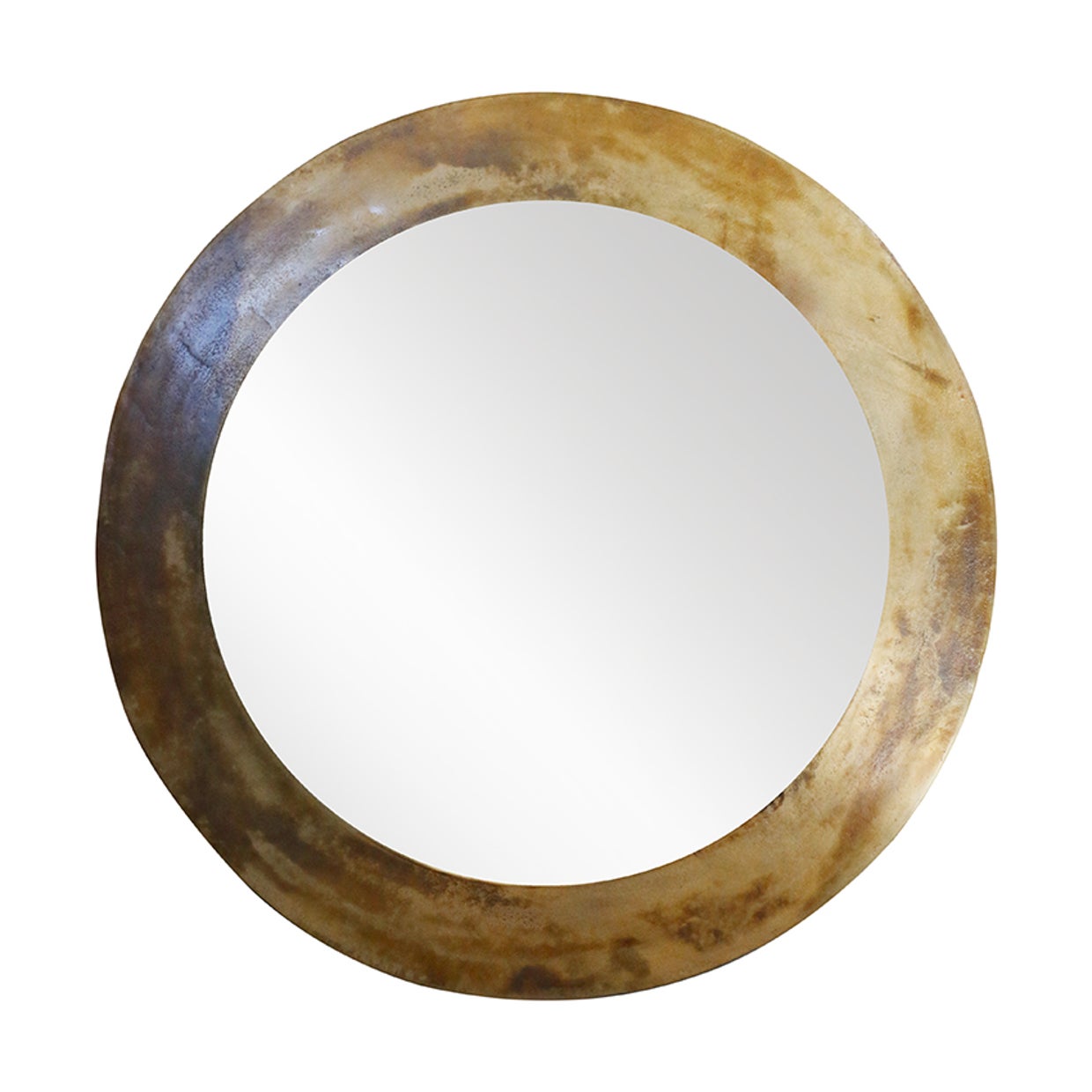 Manhattan Mirror in Brass Finish Large