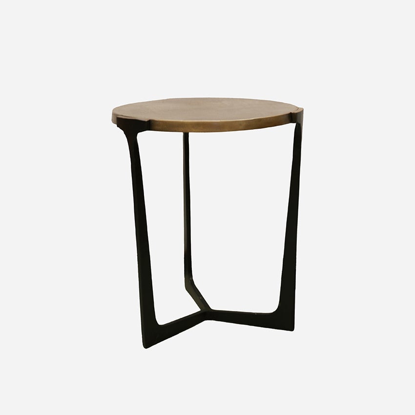 Marrakesh Side Table Antique Brass & Bronze