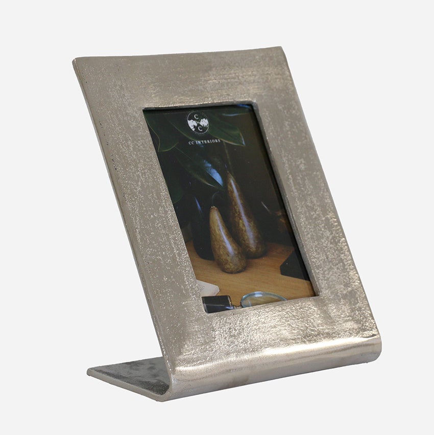 Casablanca Photo Frame in Raw Nickel Finish