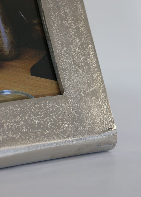 Casablanca Photo Frame in Raw Nickel Finish
