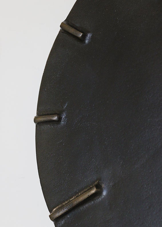 Liverpool Forged Iron Wall Clock