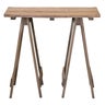 ITALIA RIVIERA TRESTLE TABLE/ DESK WITH NATURAL FINISH IN RECYCLED PINE