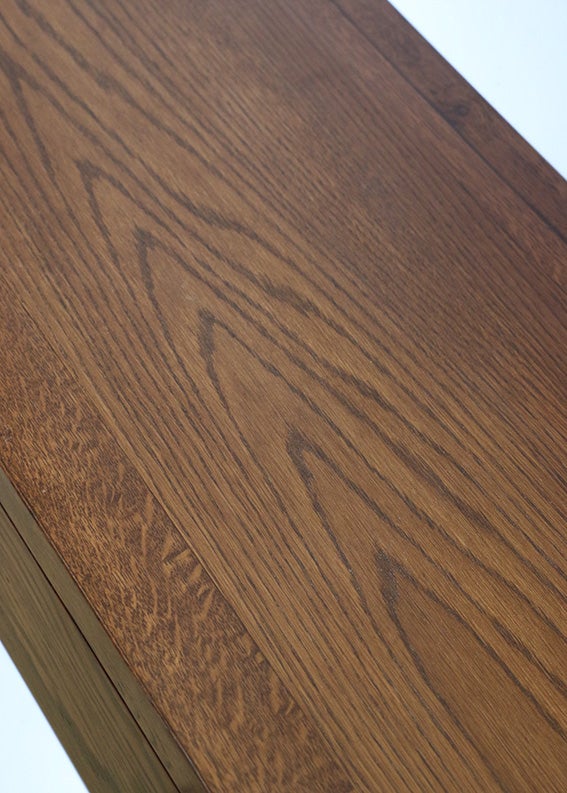 Italia Riviera Console with 2 Drawers in Dark Oak Finish