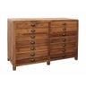 Algiers Natural Sideboard in Old Recycled Pine with 2 Doors 2 Drawers