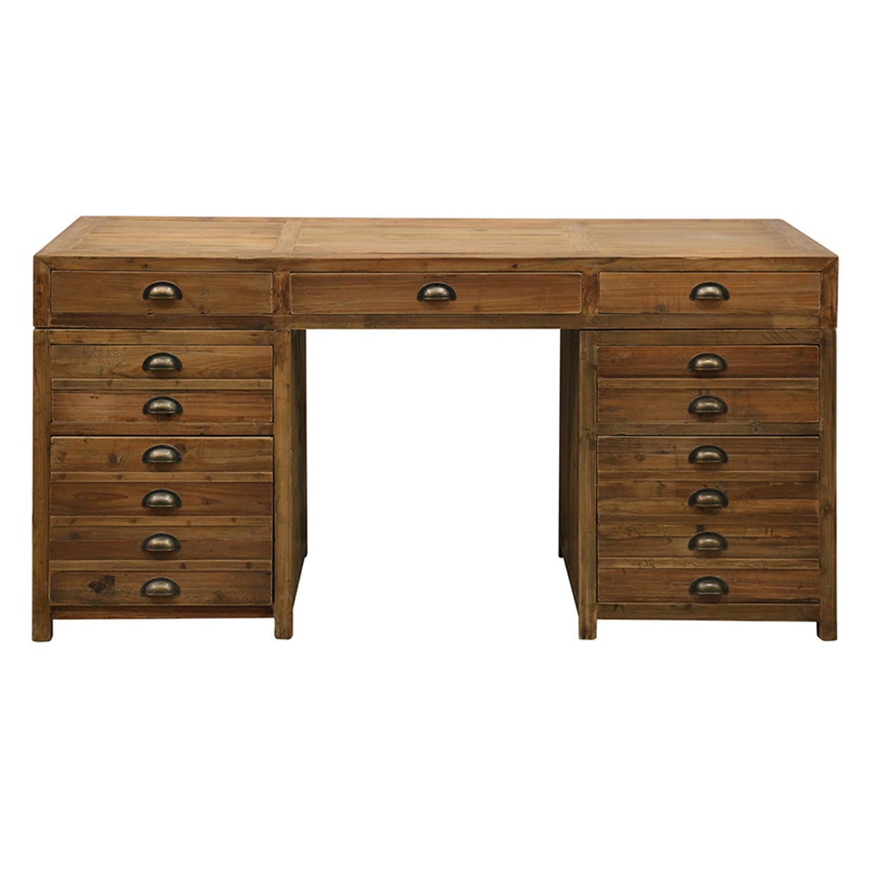 Algiers Desk With Drawersin Old Recycled Pine