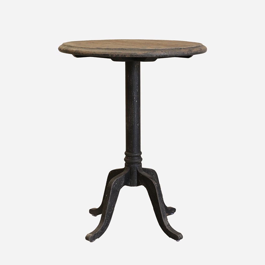 Eliza Pedestal Table in Ebony