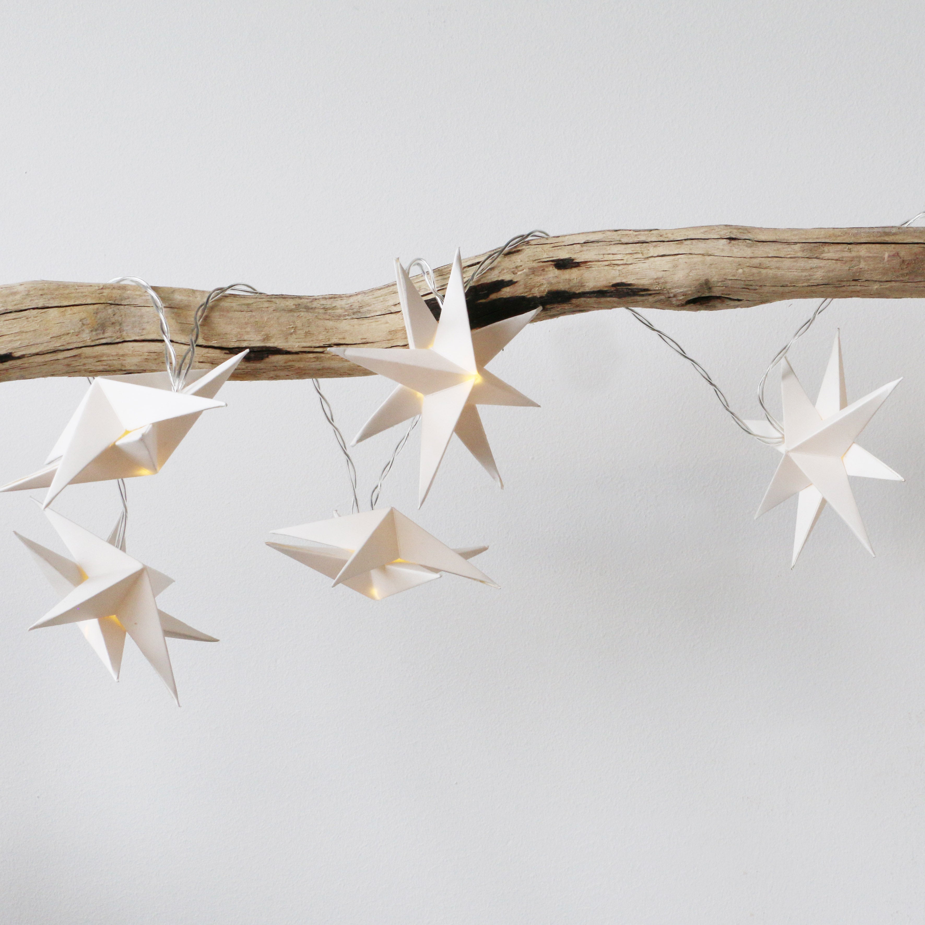 Aria Star LED Lights String of 10 (Battery Operated-Not Supplied) AUTUM SPECIAL