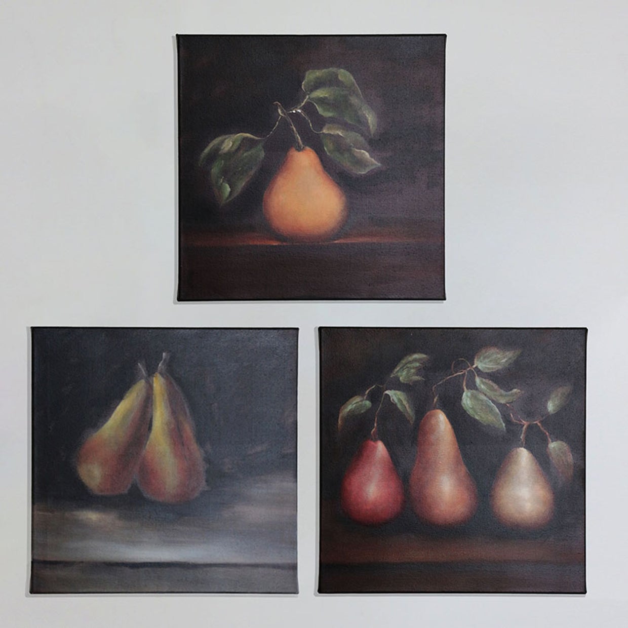 Raphael Une Deux Trois Poires on Stretched Canvas