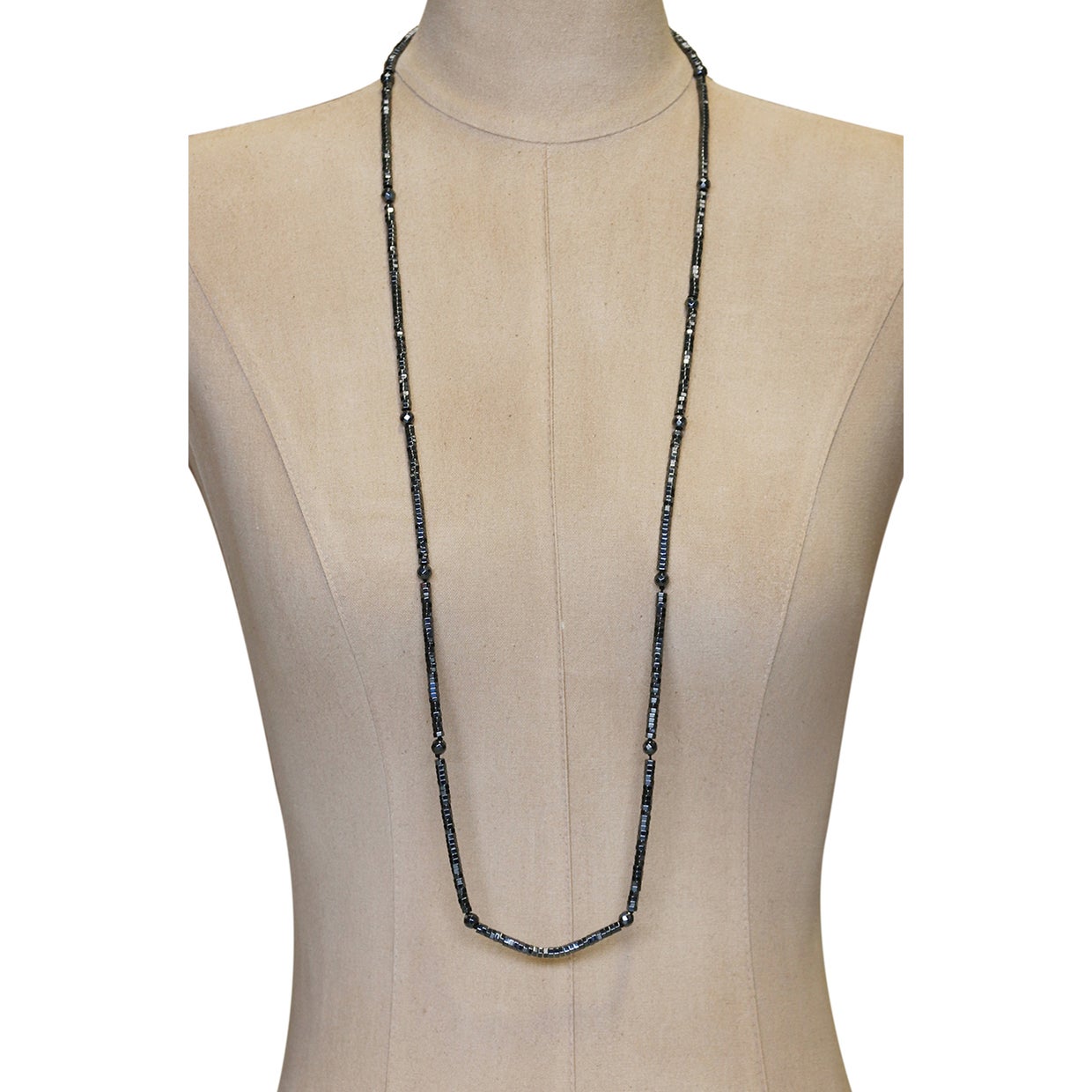 FACETED HERMATITE BEAD NECKLACE SPRING SPECIAL