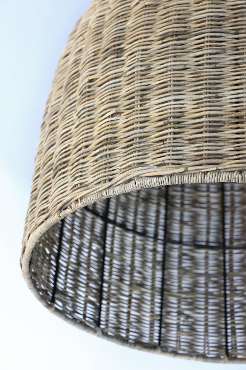 Woven Rattan Hanging Shade