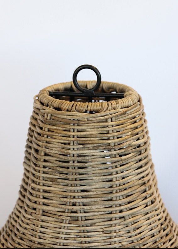 Woven Rattan Hanging Shade