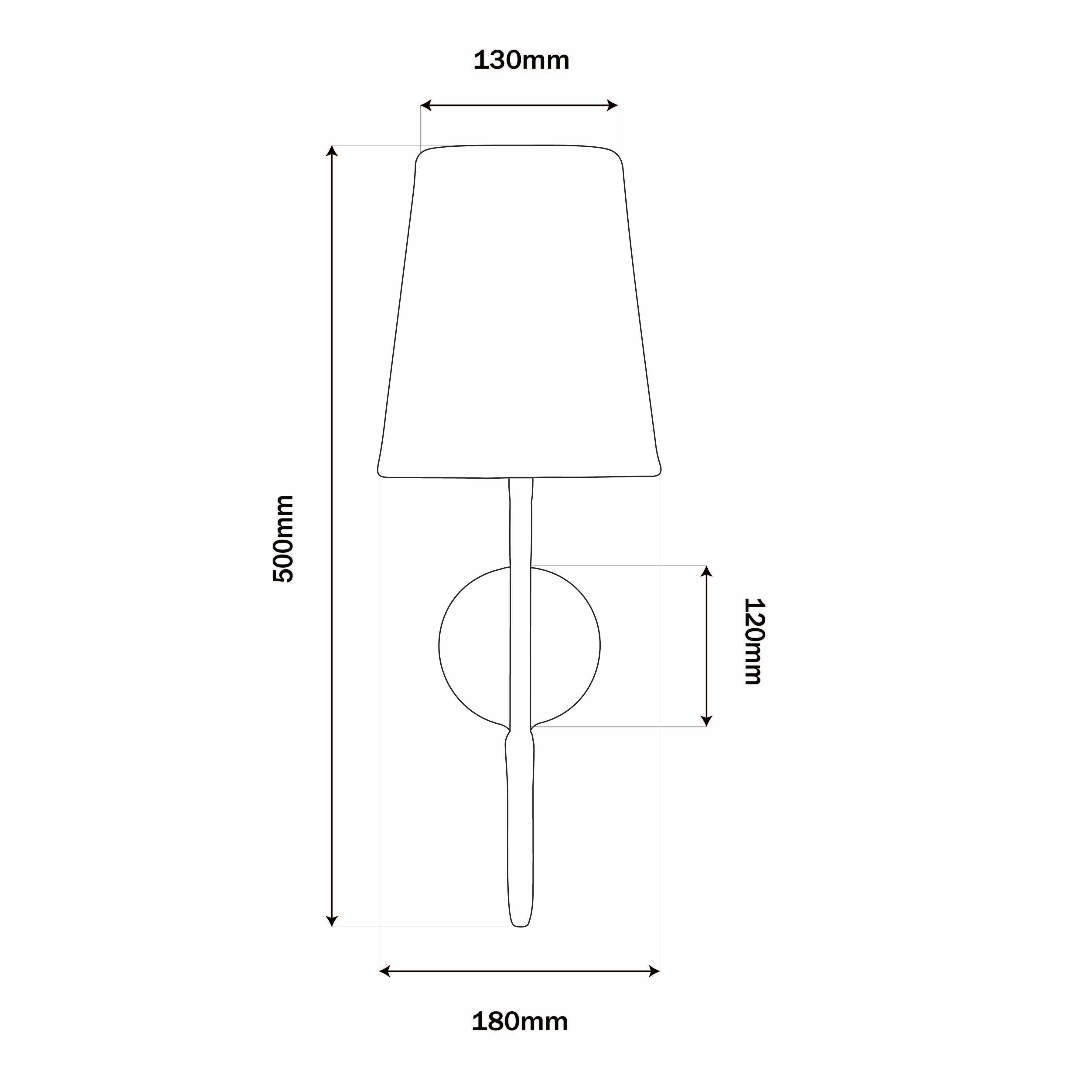 New York Wall Sconce in Antique Brass Finish