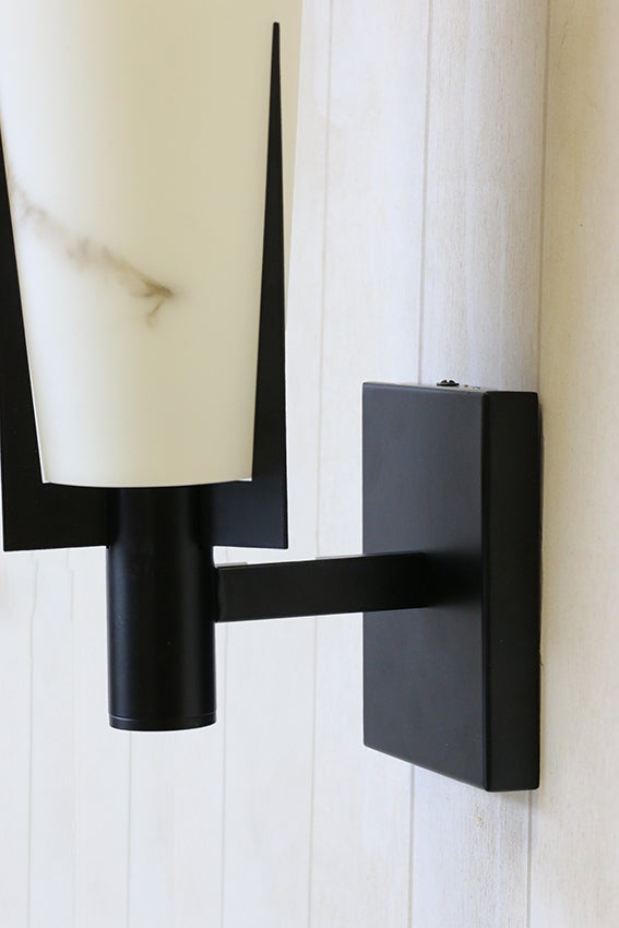 Ritz Wall Sconce Black Antique