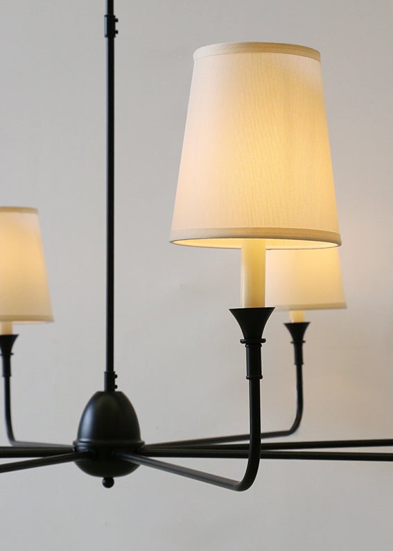 Tribeca 8 light Chandelier with Shades