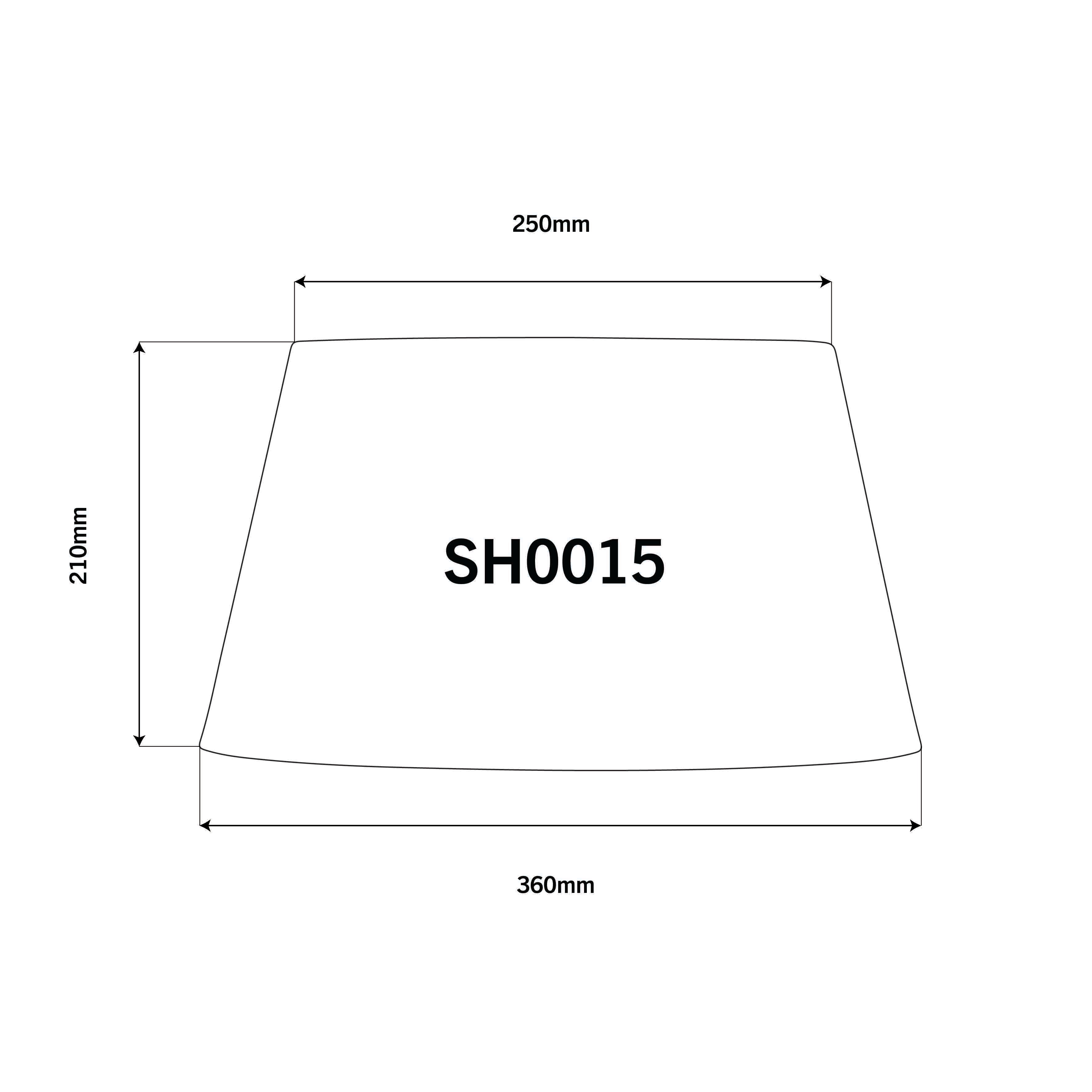 OATMEAL 36CM TAPERED DRUM LAMPSHADE